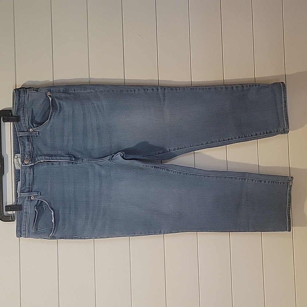 UNIVERSAL THREADS HIGH RISE SLIM STRAIGHT JEANS  16  BLUE